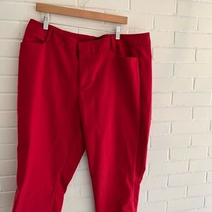 Eloquii red Kady pants